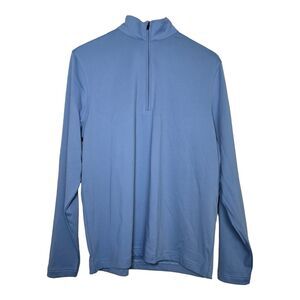 Inward Half Quarter Zip Pullover Mens Small Blue Golf Performance Shirt Sweater